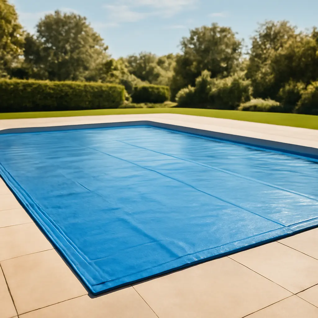 Acheter une bâche de piscine : guide pratique – Utilisation au jardin (IA)