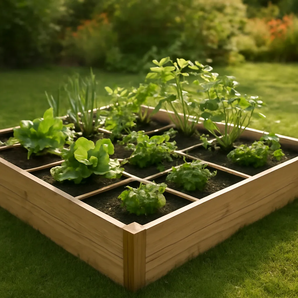 Guide d'achat : carré potager idéal pour vos plantes – Utilisation au jardin (IA)