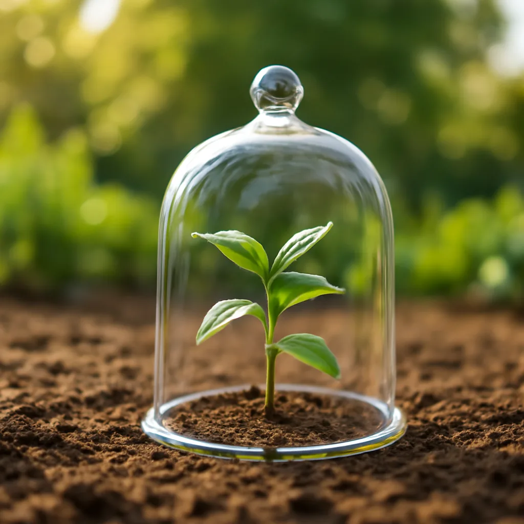 Cloche de protection pour plantes : guide d'achat essentiel – Utilisation au jardin (IA)