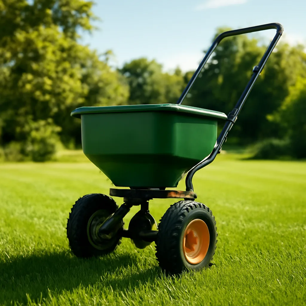Épandeur de gazon : Guide d'achat et critères essentiels – Utilisation au jardin (IA)