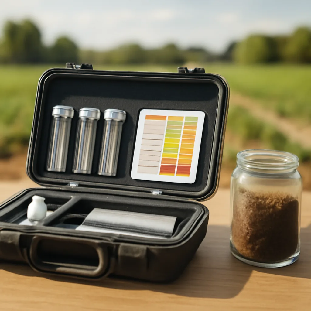 Kit d’analyse du sol : avis et conseils d’achat – Utilisation au jardin (IA)