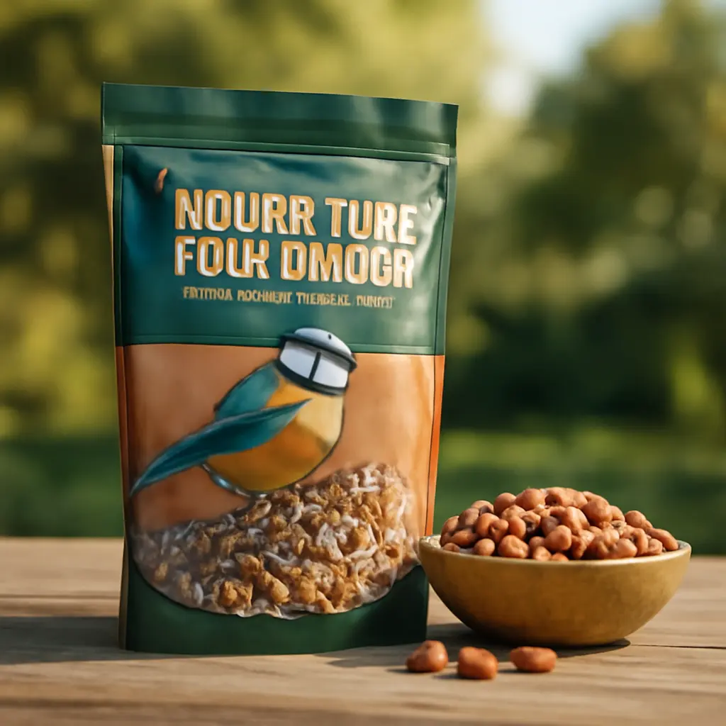 Guide d'achat de nourriture pour oiseaux avec cacahuètes – Utilisation au jardin (IA)