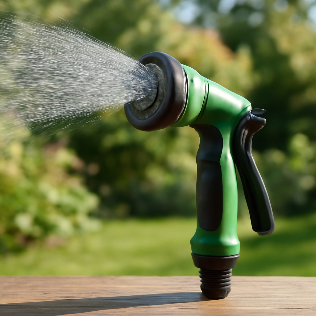 Guide d'achat : Pistolet d’arrosage, 8 fonctions à considérer – Utilisation au jardin (IA)
