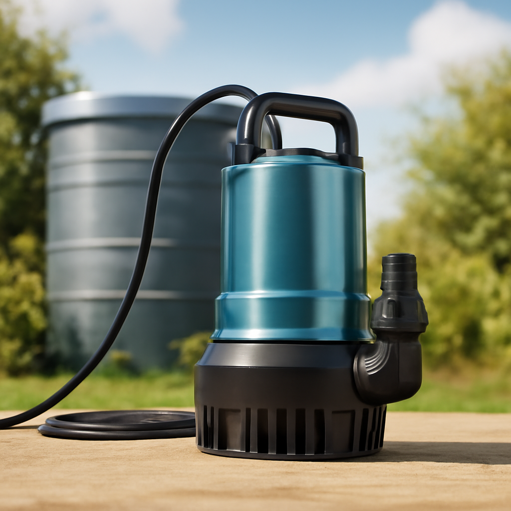 Guide d'achat de pompes immergées pour récupérateur d'eau – Utilisation au jardin (IA)