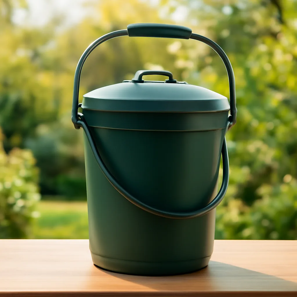 Seau à compost : Guide d'achat pour un jardin éco-responsable – Utilisation au jardin (IA)