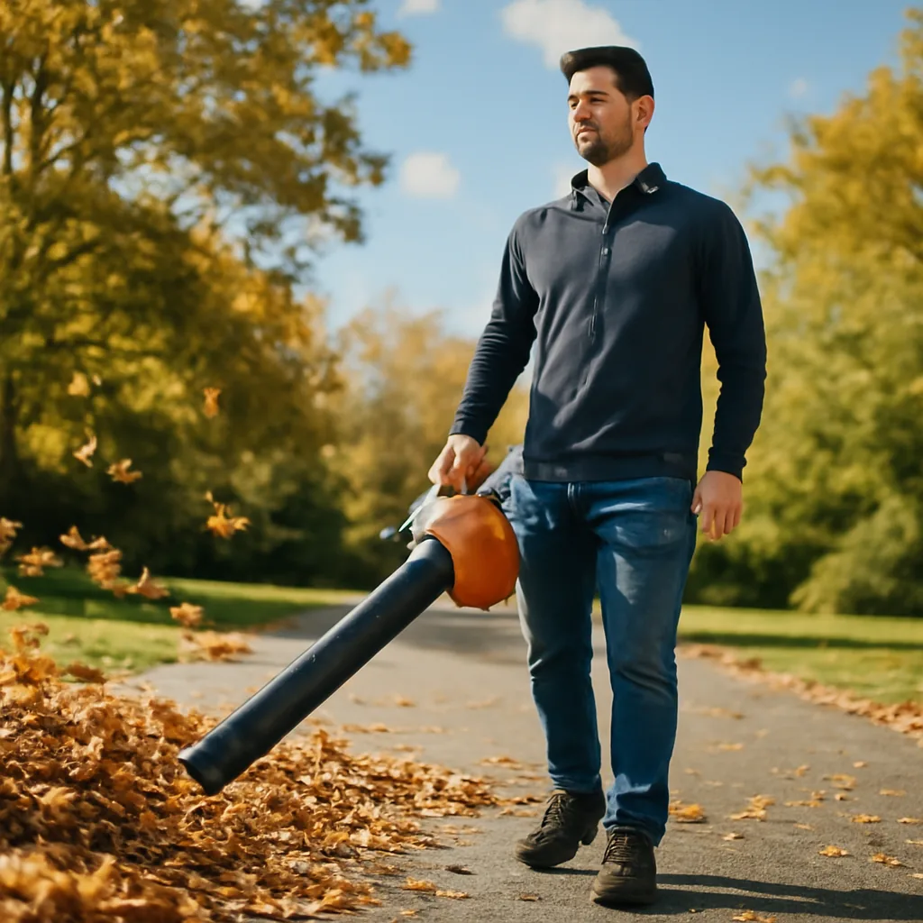 Achat Souffleur de Feuilles : Guide Complet pour Bien Choisir – Utilisation au jardin (IA)