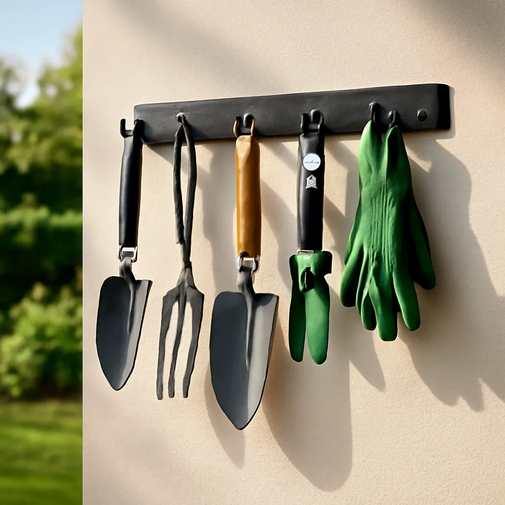 Guide d'achat pour support mural pour outils de jardin – Utilisation au jardin (IA)