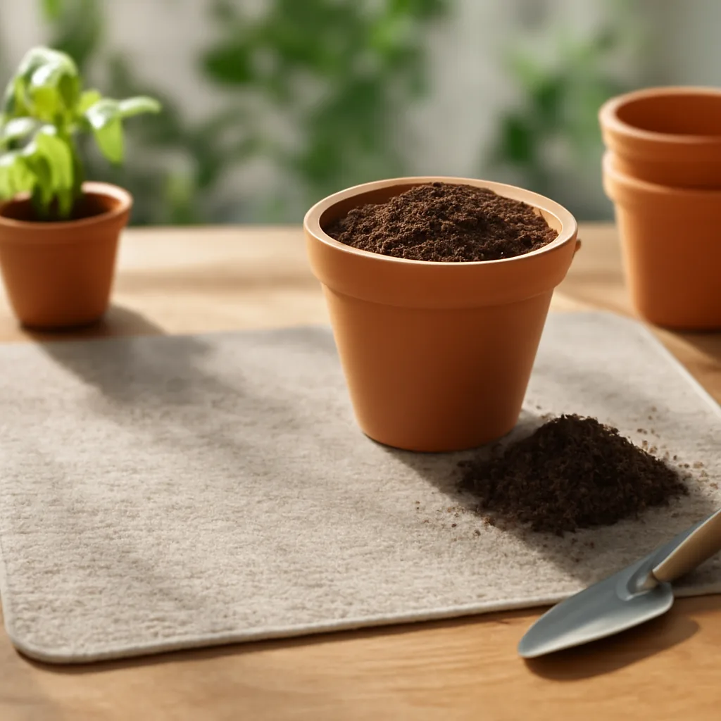 Choisir un tapis de rempotage : notre top 5 comparatif – Utilisation au jardin (IA)