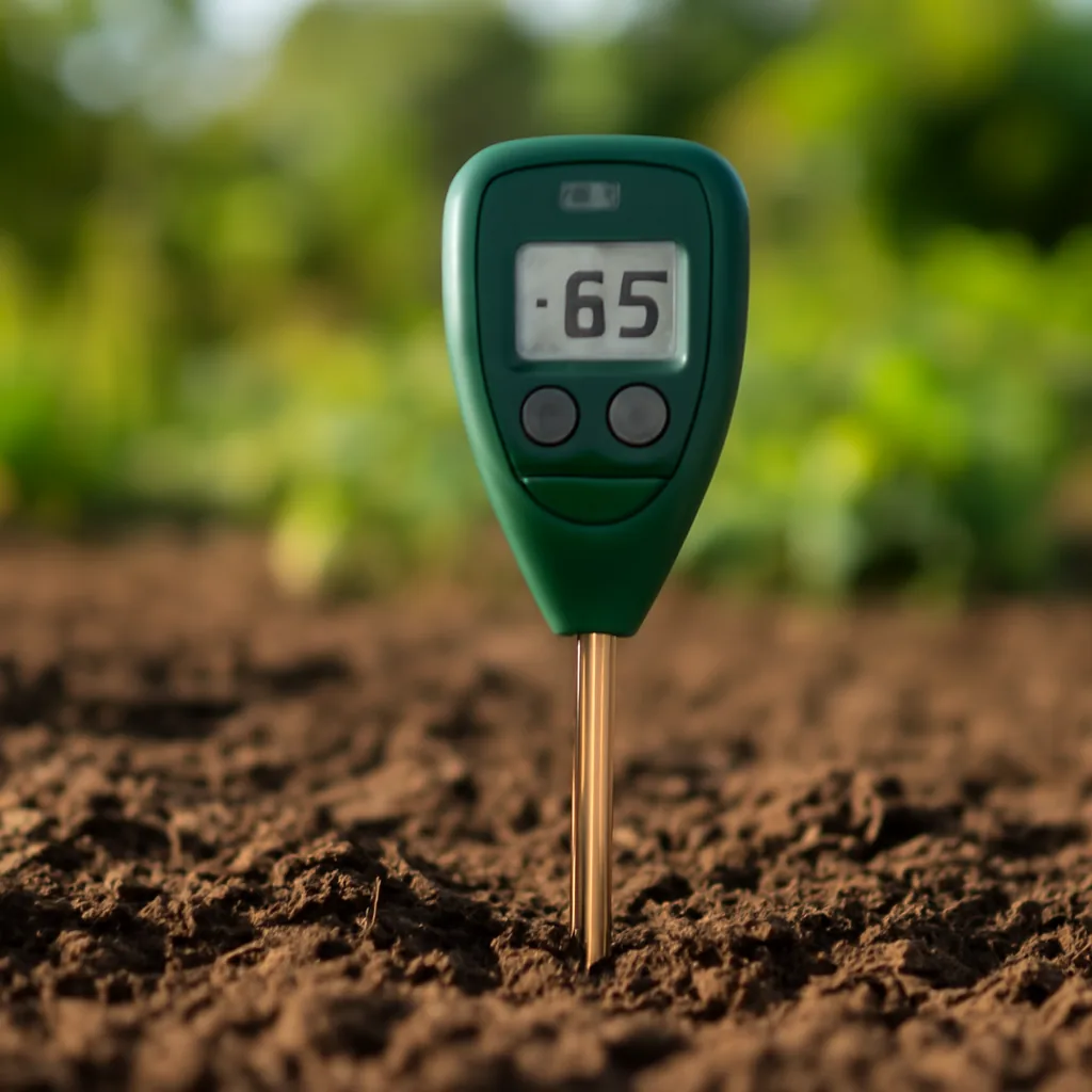 eur de pH du sol – Utilisation au jardin (IA)