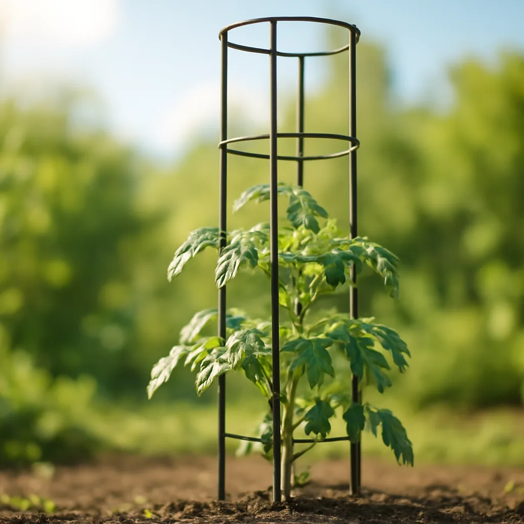 Choisir un tuteur pour tomates : guide complet – Utilisation au jardin (IA)